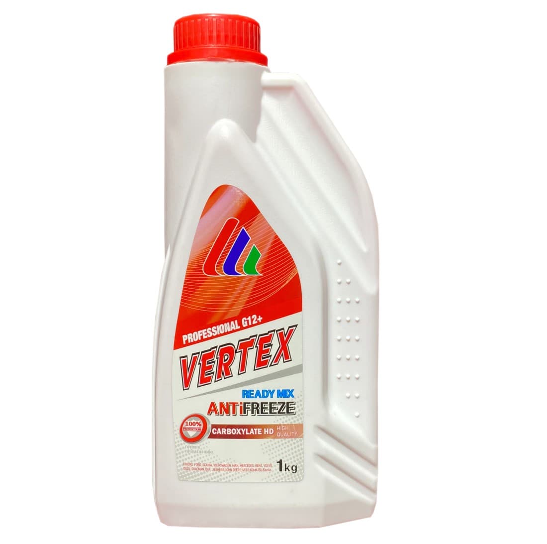 VERTEX ANTIFREEZE CARBOXYLATE 1KG G12+ QIZIL