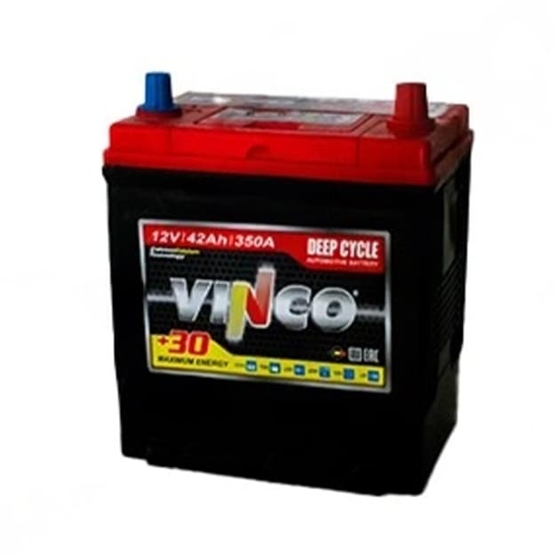 AKUMLYATOR VINCO 12V 40Ah DAMAS, MATIZ, TIKO (QAZAQ)