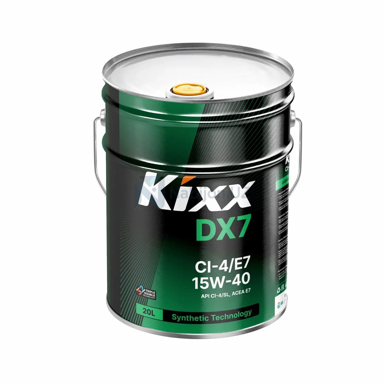 KIXX DIESEL DX7 CI-4/E7 15w-40 20L KOREA