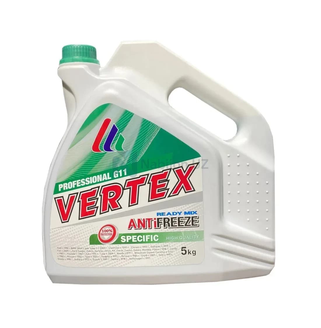 VERTEX ANTIFREEZE SPECIFIC 5KG G11 YASHIL