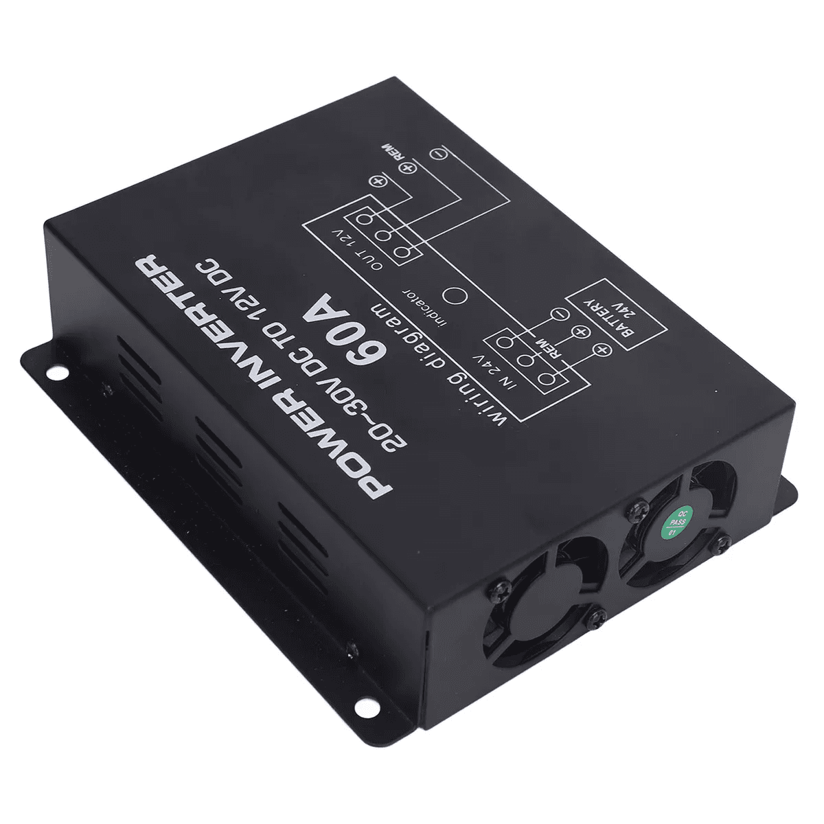 RELE DC VOLTAGE REDUCER 24Vβ12V 60A KABELSIZ KATTA