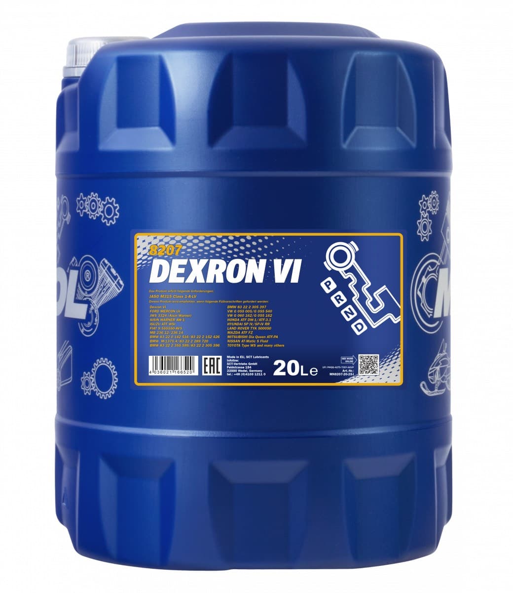 MANNOL DEXRON 6 8207 20L