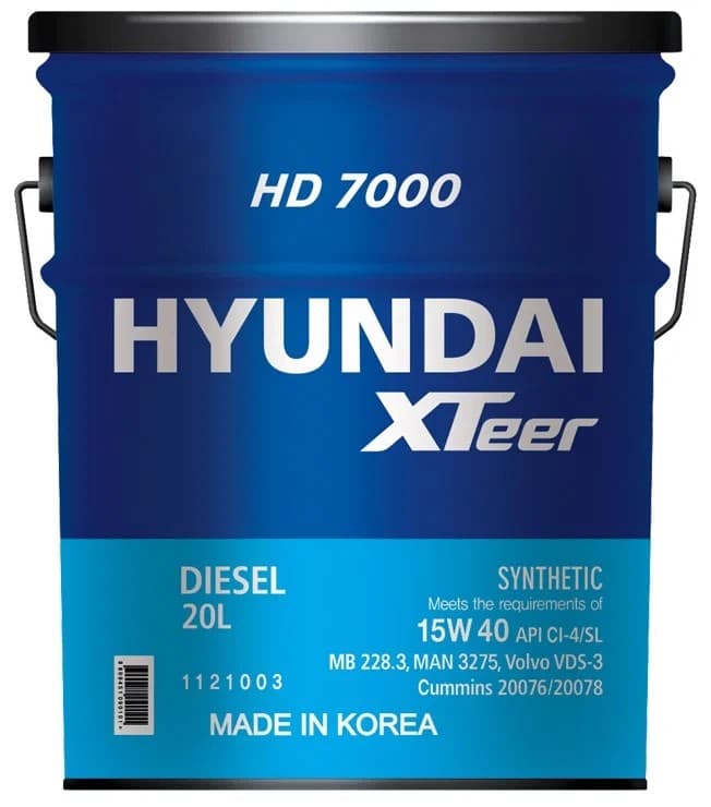 HYUNDAI XTEER CI-4 HD 7000 15w-40 20L