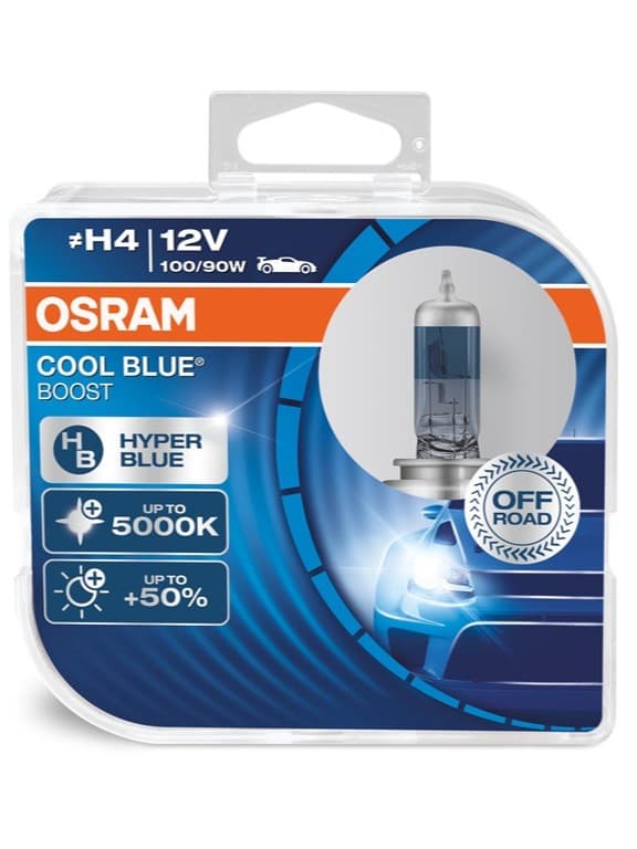 LAMPOCHKA 12v H4-43 100/90 OCRAM COOL BLUE DONA