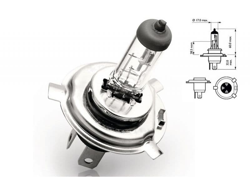 LAMPOCHKA 12v H4-43 100/90 RAMOS, AZIMAX
