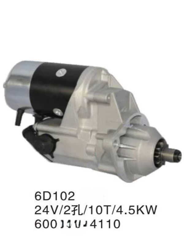STARTER KOMATSU 600-813-4110 6D102 24V 4.5KV 10 ZUB