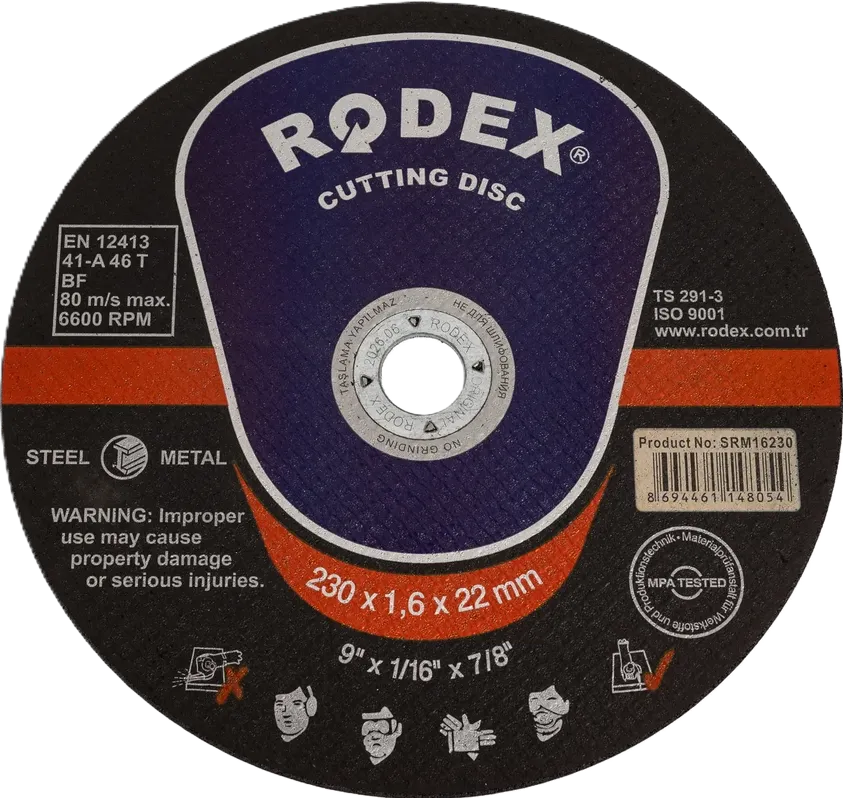 BALGARKA TOSH 230x1.6x22 RODEX