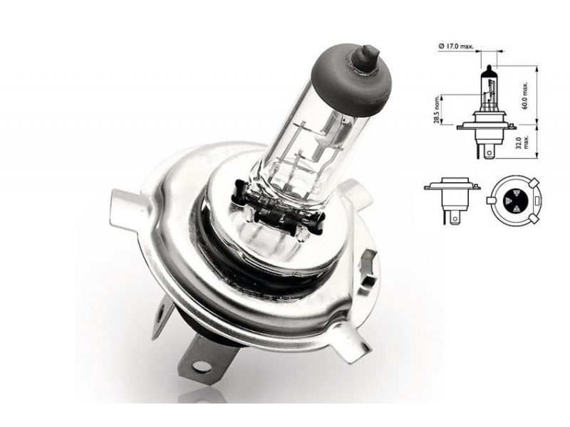 LAMPOCHKA 12v H4-43 100/90 RAMOS, AZIMAX